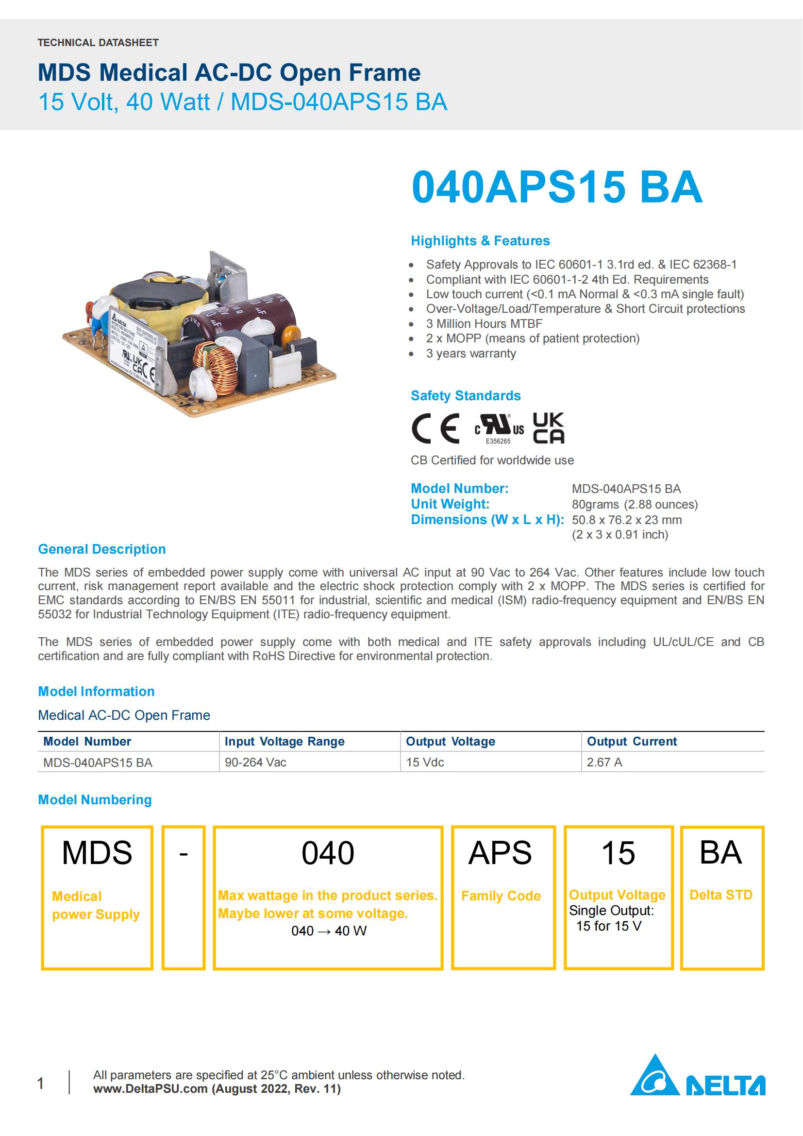 Datasheet_MDS-040APS15 B