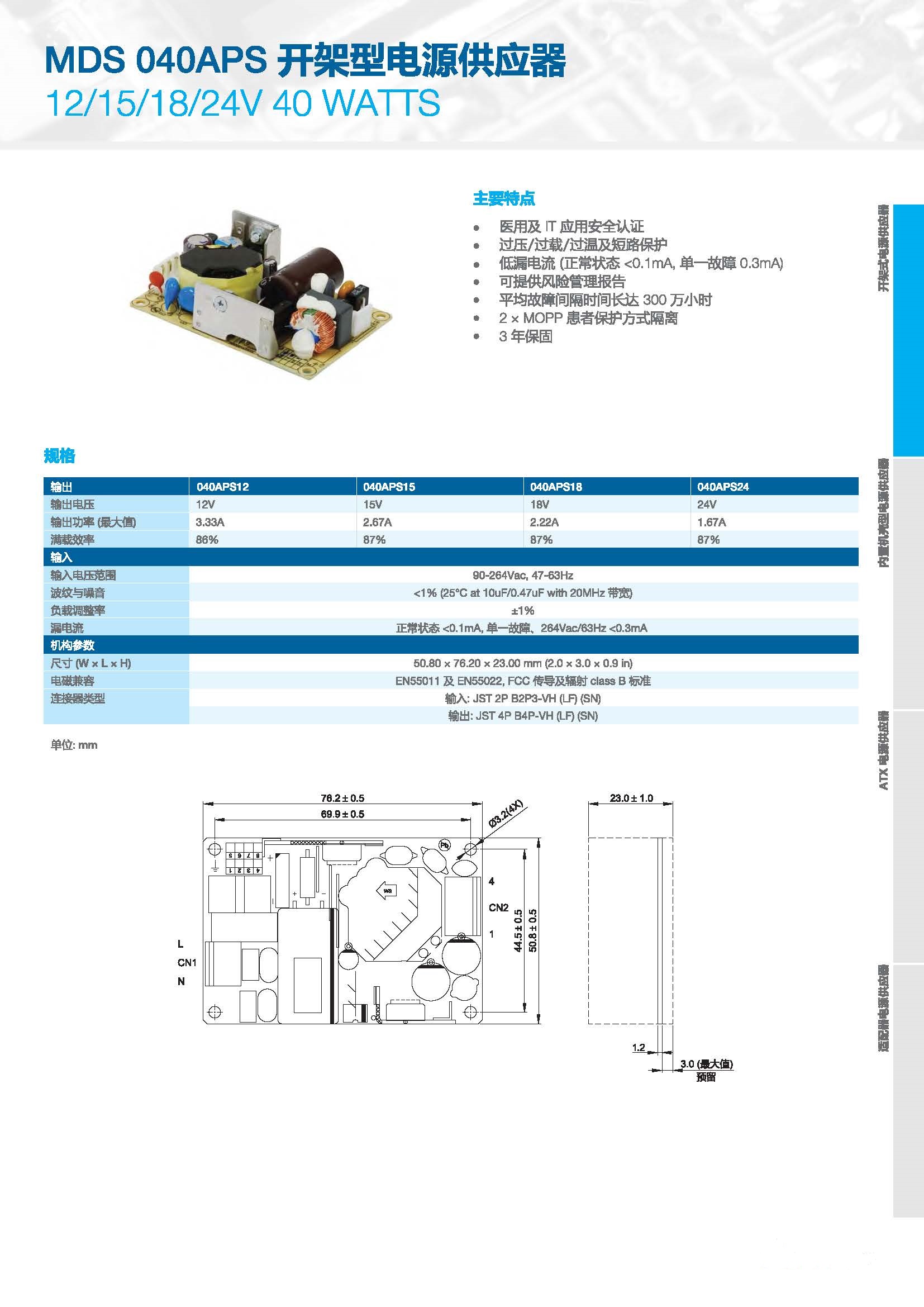 MDS-040APS18 B